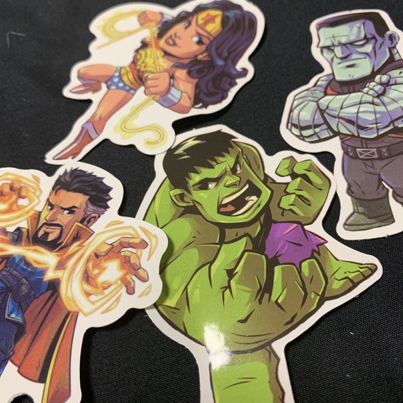Marvel / DC Sticker set of 15 - Picture 6 of 8